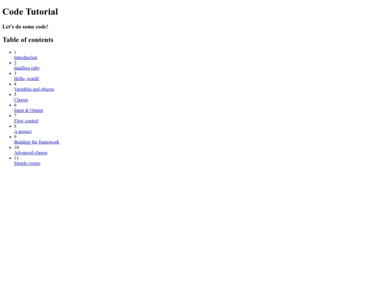 index screenshot