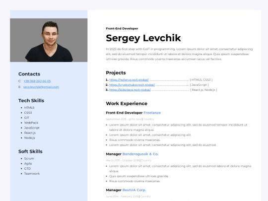 img/resume-project screenshot