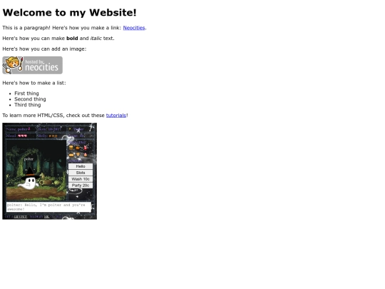 index screenshot