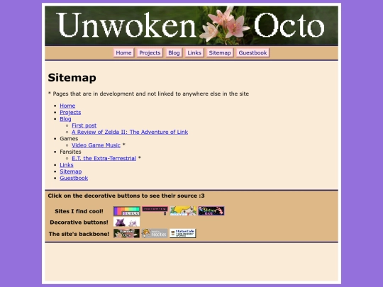 sitemap screenshot