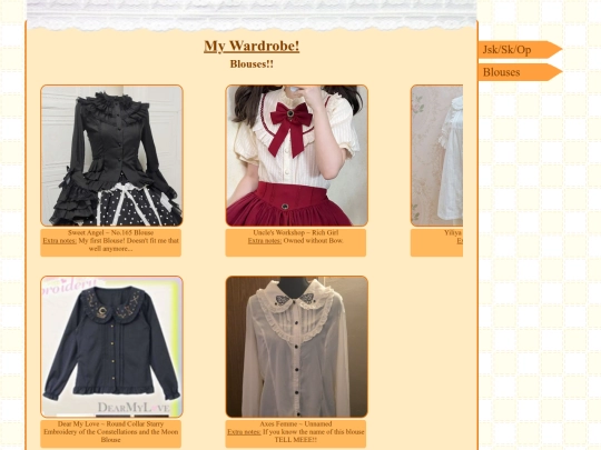 Wardrobe/wardrobeblouse screenshot
