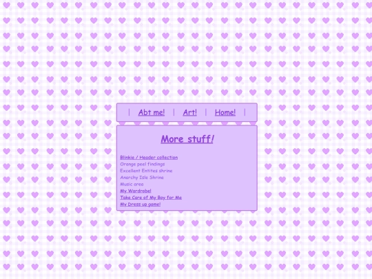 first attempt a personal web/othernav screenshot