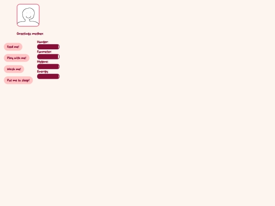 first attempt a personal web/tama/tama screenshot