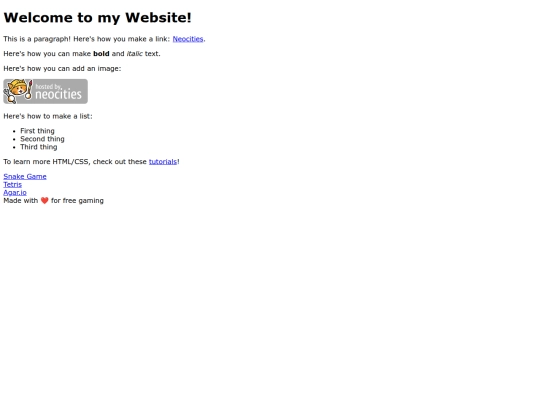 index screenshot