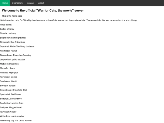 index screenshot