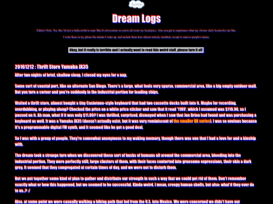 dreams screenshot