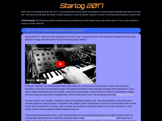 starlog screenshot