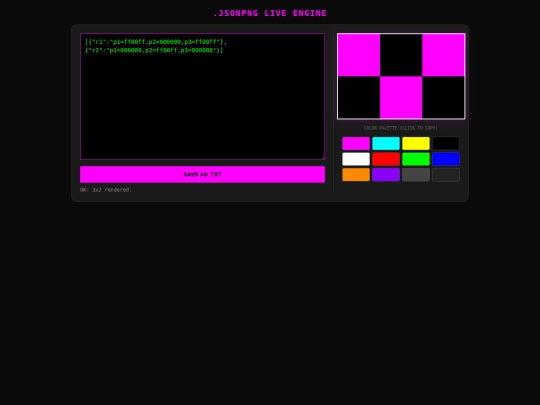 jsonpng screenshot