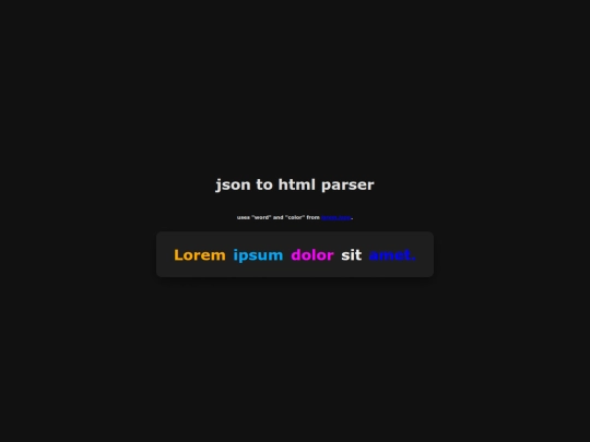 lorem screenshot