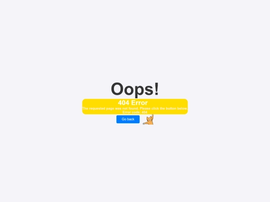 not_found screenshot