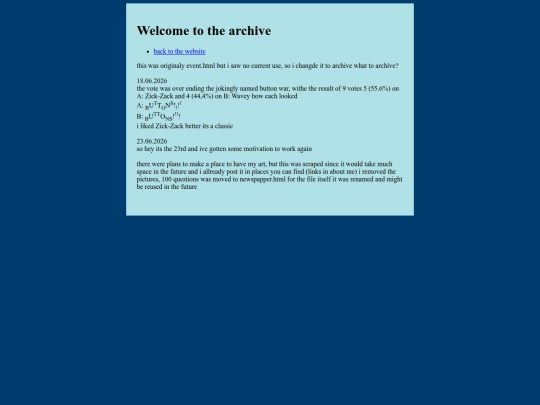 archive screenshot