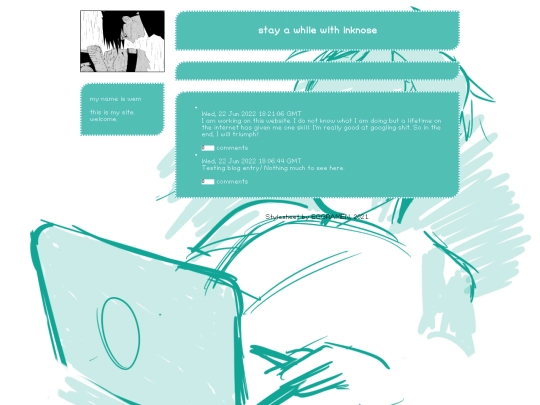 blog screenshot