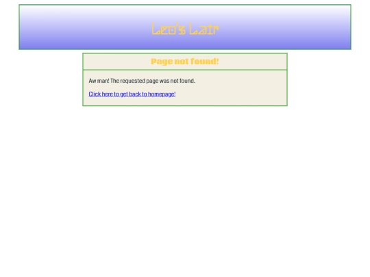 not_found screenshot