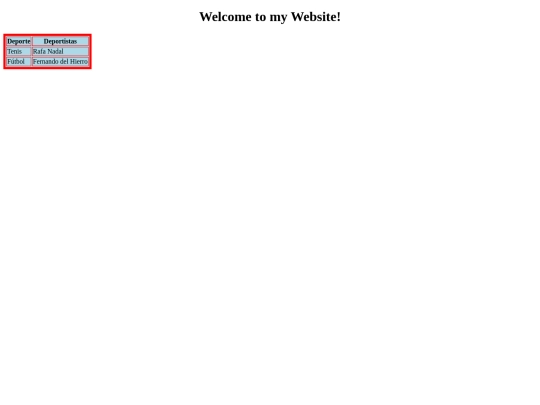 TABLASEJEMPLO screenshot