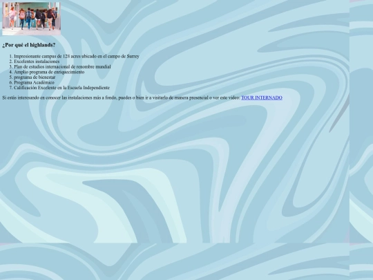 miwebsite/highlands screenshot