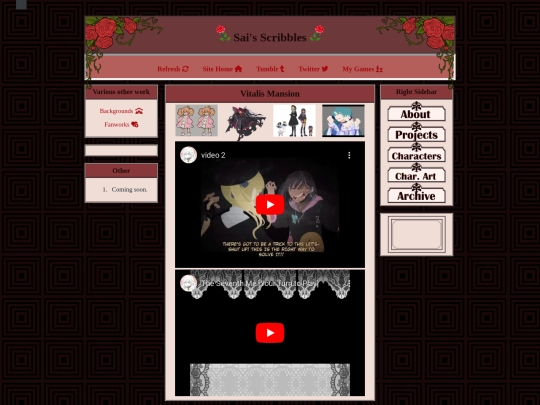 Characters screenshot