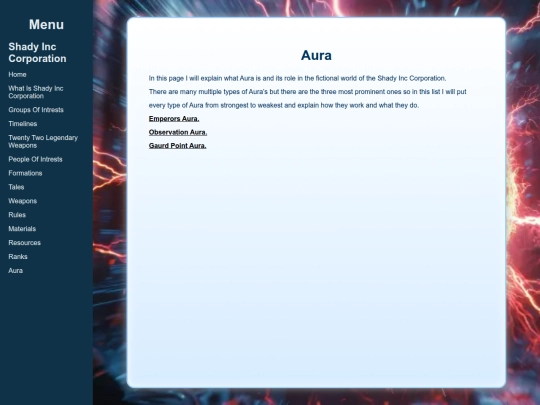 Aura screenshot
