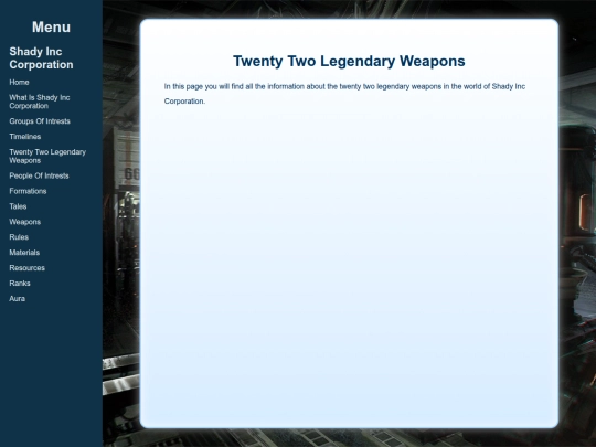 TwentyTwoLegendaryWeapons screenshot