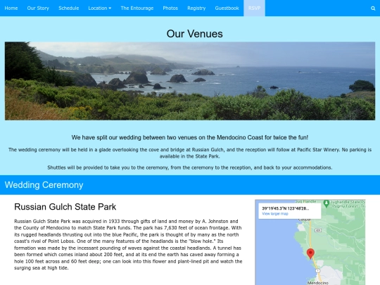venues screenshot