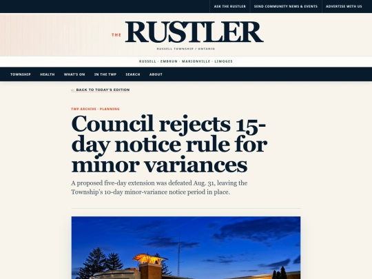minor-variance-15-day-notice-rejected-russell-2026 screenshot