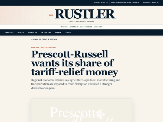 prescott-russell-tariff-relief-economic-development-2026 screenshot