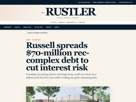 recreation-complex-70-million-debt-financing-september-2026 screenshot