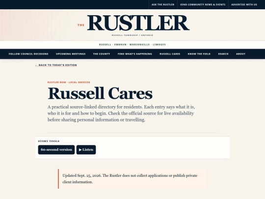 russell-cares screenshot