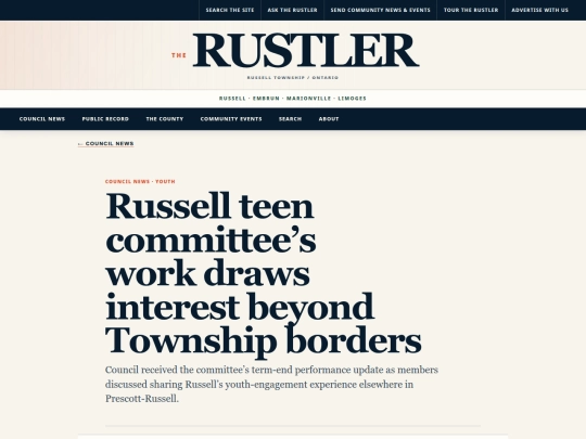 russell-teen-committee-youth-engagement-september-2026 screenshot