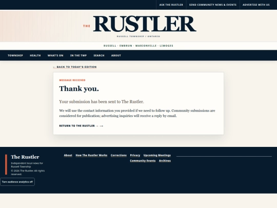 thank-you screenshot