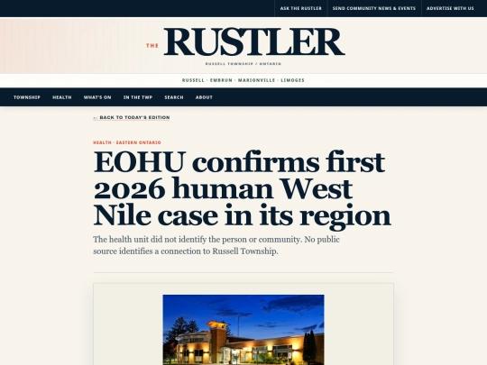 west-nile-human-case-eastern-ontario-september-2026 screenshot