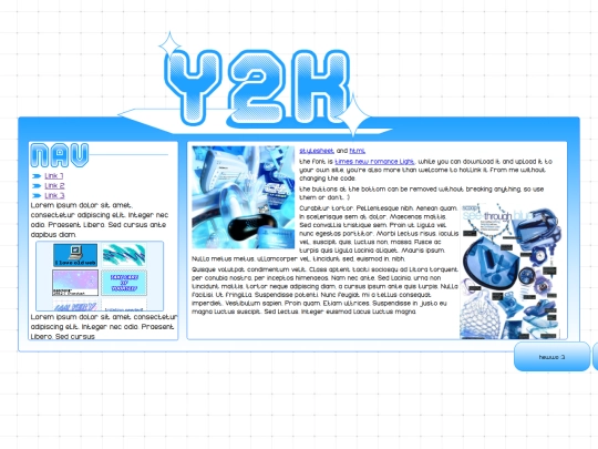 templates/y2k/y2k screenshot