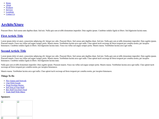 index screenshot