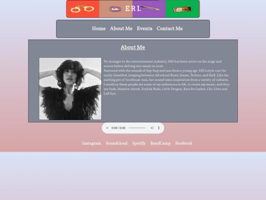 aboutme screenshot