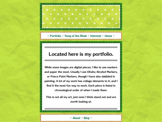portfolio screenshot