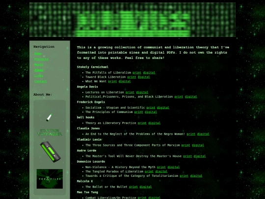 zines screenshot