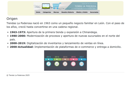 tienda-web/historia screenshot