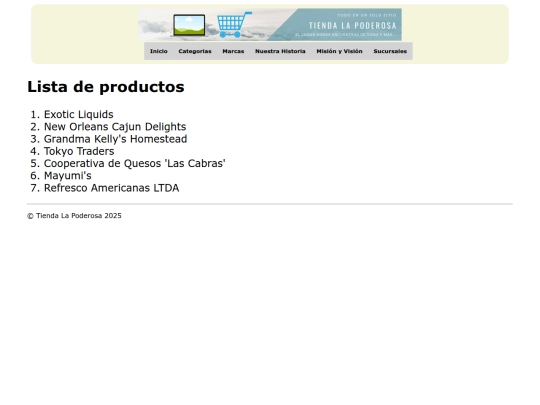 tienda-web/marcas screenshot