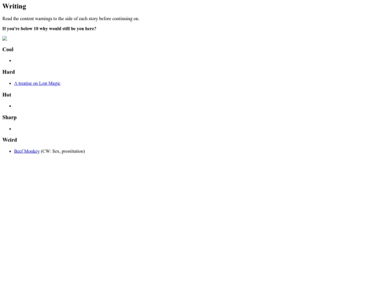 writing screenshot