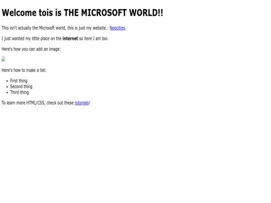 index screenshot