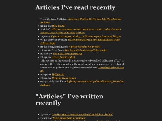 articles screenshot