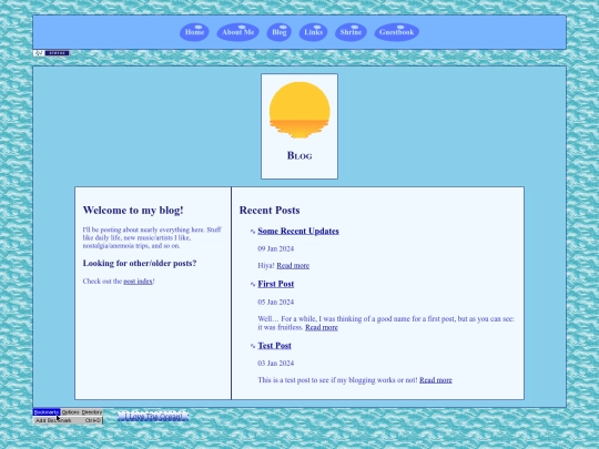 blog screenshot