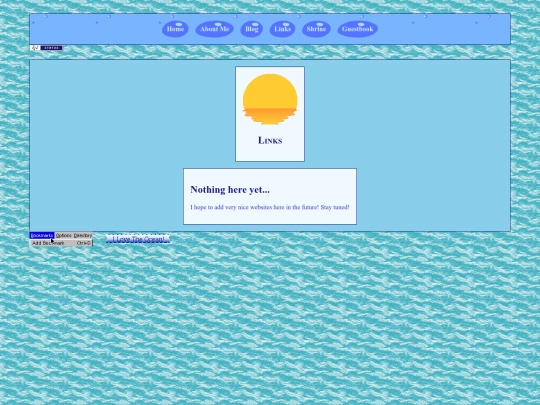 links screenshot