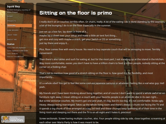 Yapping/furniture screenshot