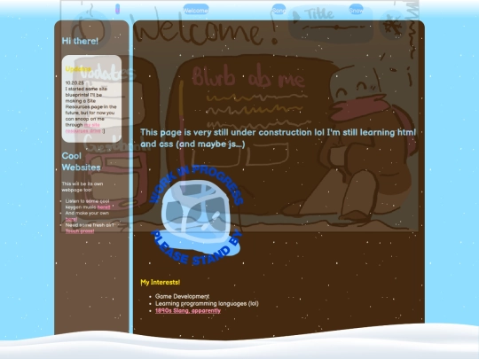 test screenshot