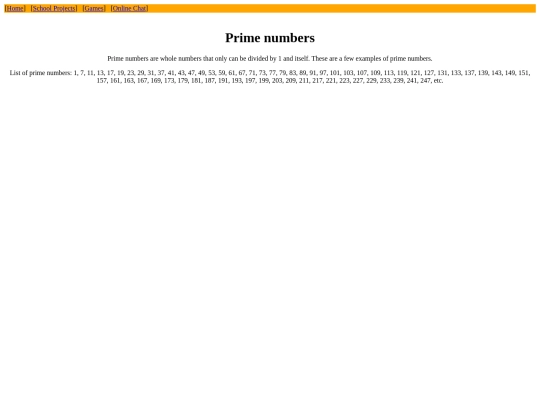 primenumbers screenshot