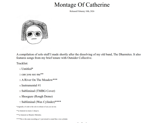 Discography/discographymoc screenshot