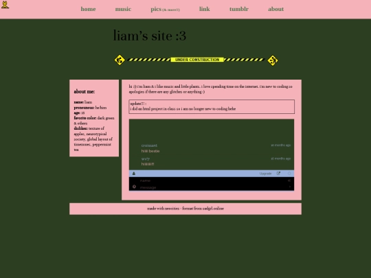 index screenshot