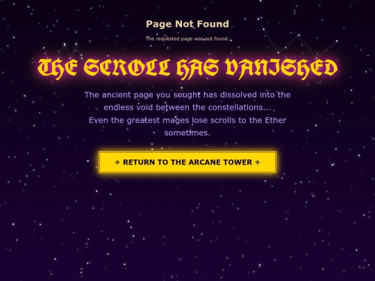 not_found screenshot