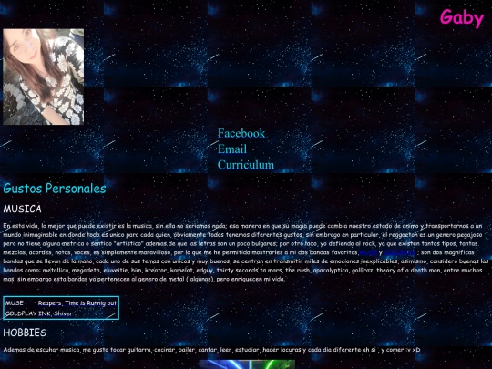 Pagina web/MIblog screenshot