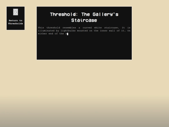 thresholds/gallerys-staircase screenshot